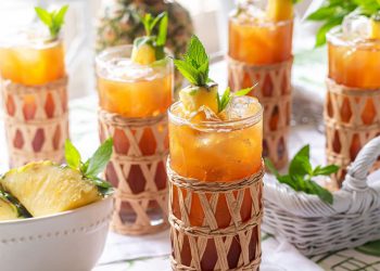 Công thức pha trà dứa ngọt ngào mát lạnh giải khát ngày hè