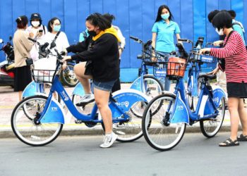 Trải nghiệm đi xe đạp công cộng tại TP.HCM