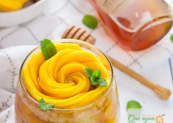 Tự làm Pudding xoài trân châu nước cốt dừa