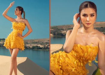 Kim Tuyến gợi cảm, chụp liên tục 6 tiếng giữa trời nắng