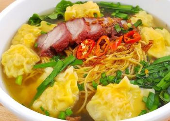 Vằn thắn: Món ăn nổi tiếng của ẩm thực Trung Hoa thường dùng làm món ăn sáng năng lượng