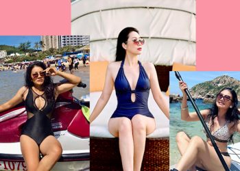 Hình thể chuẩn khó tin của Trịnh Kim Chi, Mỹ Uyên