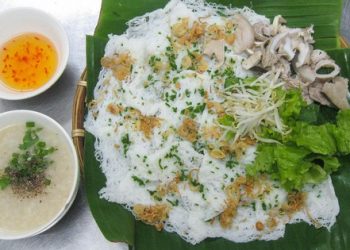 Chiều mưa bánh hỏi lòng heo