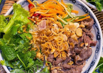 Bún bò Nam Bộ với mắm chua ngọt ngon khó cưỡng cho những ngày ‘chán cơm’