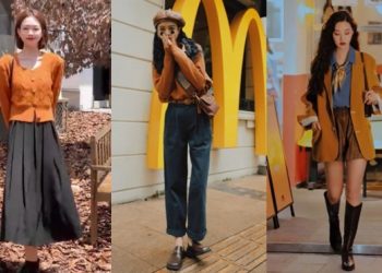 Diện đồ phong cách retro hoài cổ vào mùa thu