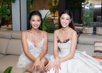 2 hoa hậu Ngọc Châu và Khánh Vân bất phân thắng bại khi “đụng” nhau