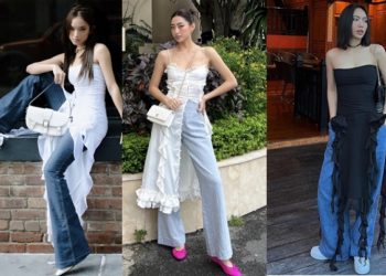 Phong cách phối quần jean “độc lạ” đang khuấy đảo showbiz Việt