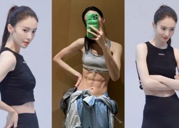 Cơ bụng 6 múi gây sốt của diễn viên Kim Thần
