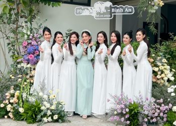 Dàn hoa hậu, á hậu rạng rỡ bê tráp trong đám hỏi Bình An – Phương Nga