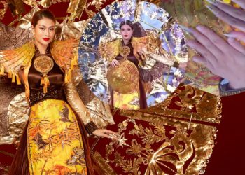 Thiên Ân gặp sự cố khi trình diễn trang phục dân tộc tại “Hoa hậu Hoà bình Quốc tế”