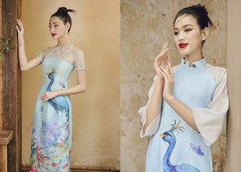 Cùng hoa hậu Đỗ Thị Hà, Lương Thùy Linh chọn dần áo dài Tết