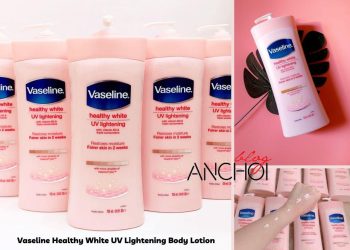 Review Sữa dưỡng thể Vaseline Healthy White UV Lightening Body Lotion.