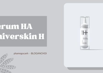 Review serum HA Universkin H – Siêu cấp ẩm căng bóng trẻ hoá tức thời dành cho mọi loại da