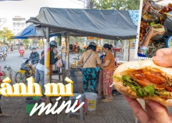 Xe bánh mì của 6 anh chị em nổi tiếng khắp Cần Thơ nhờ sáng tạo ra ổ bánh đặc biệt siêu mini và có sữa đặc
