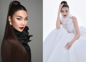 Diện thiết kế tương phản của Đỗ Mạnh Cường, Thanh Hằng khoe dáng gợi cảm