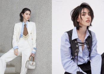 Mỹ nhân Thái Mai Davika cắt tóc tém, diện đồ menswear cực ngầu